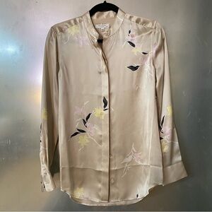 NWT Equipment floral printed silk blouse - button down shirt